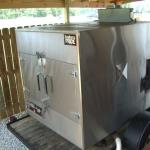Our wonderful Southern Pride Cooker....used for corporate and disaster catering. We can take this baby anywhere...it is self contained